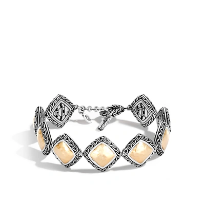 John Hardy Classic Chain Link Bracelet In Sterling Silver/yellow Gold