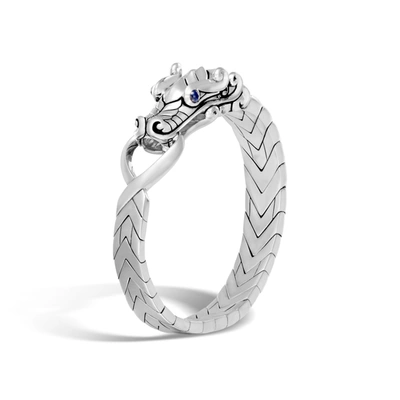 John Hardy Legends Naga Bracelet In Blue Sapphire