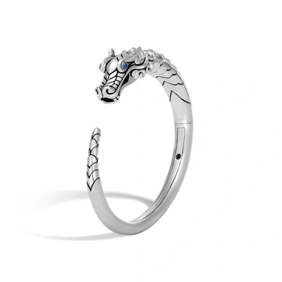 John Hardy Legends Naga Kick 6.75 Cuff Bracelet In Blue Sapphire