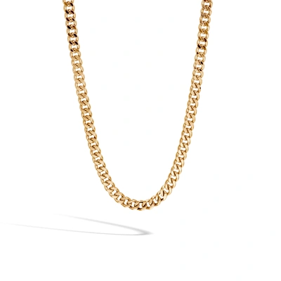 John Hardy Curb Chain 6.5mm Necklace In Yellow Gold