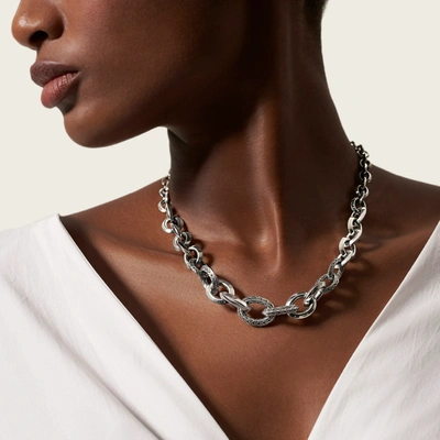John Hardy Classic Chain Knife Edge Link Necklace In Sterling Silver