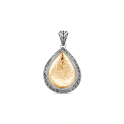 John Hardy Classic Chain Necklace Enhancer In White Diamond