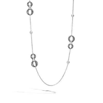 John Hardy Dot Long Necklace In Sterling Silver