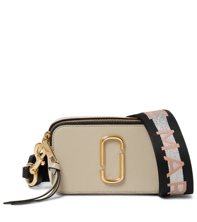 The Marc Jacobs Snapshot Small Leather Camera Bag In New Dust Multi