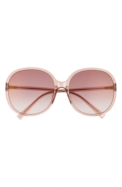 Givenchy 63mm Oversize Gradient Round Sunglasses In Pink