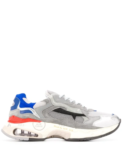 Premiata Sharky Low-top Sneakers In Grey