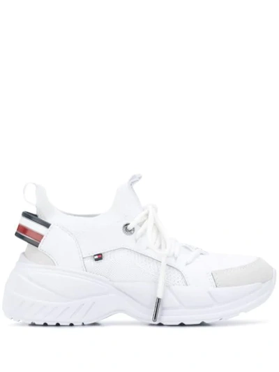 Tommy Hilfiger Chunky Sole Sneakers In White