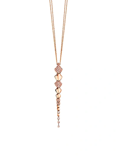 Akillis Python 18k Rose Gold & Diamond Pendant Necklace