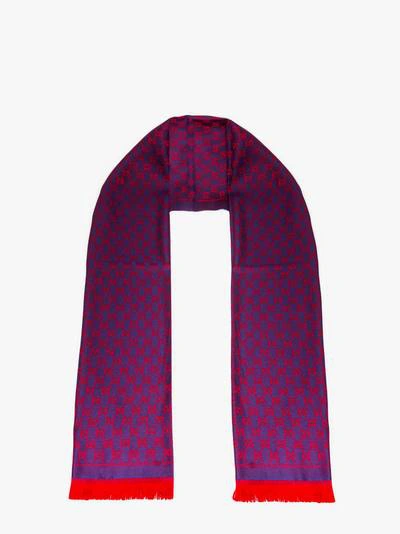 Gucci New Sten Scarf In Purple