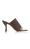 Gia X Pernille Teisbaek Leather Sandals In Brown