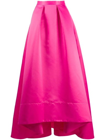 Pinko Asymmetric Full Shape Skirt In Pink