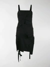Junya Watanabe Deconstructed Apron Dress In Black
