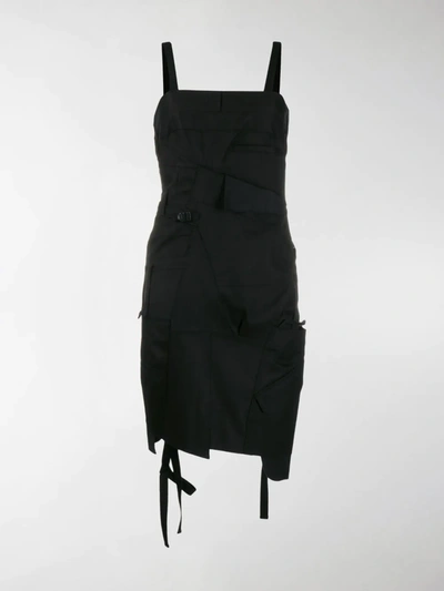 Junya Watanabe Deconstructed Apron Dress In Black