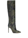 Paris Texas Textured 110mm Boots In Green