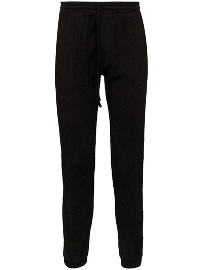 Prevu Graian Dogtooth Sweatpants In Black