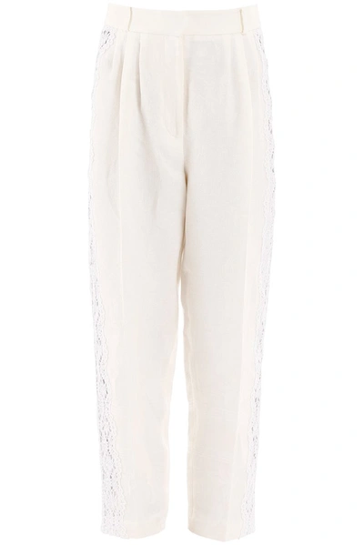 Alexander Mcqueen Lace Band High In White