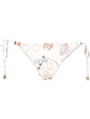 Tory Burch Gemini Link Bikini Bottoms In Neutrals