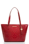 Brahmin 'medium Asher' Leather Tote In Ember