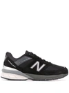 New Balance 'evergreen' Patchwork Contrast Sole Sneakers In Black