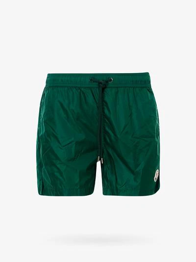 Moncler Swim Trunks In Green