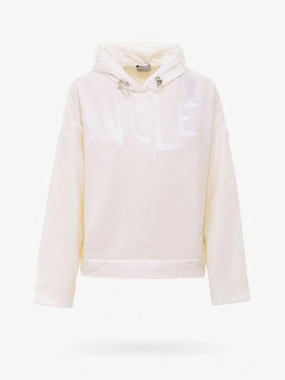 Moncler Logo Sweatshirt White