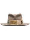 Nick Fouquet Bohemia Wool Wide Brim Hat In Brown