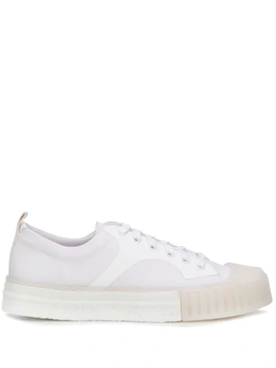 Adieu Low-top Ridged Sole Sneakers In White
