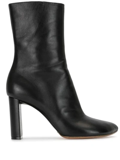 Y/project Pointed Toe Ankle Boots In Black