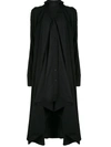 Marc Le Bihan Longline Slouchy Jacket In Black