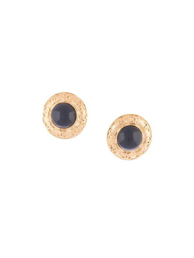 Pre-owned Chanel 1994 Clip-on Earrings In Gold
