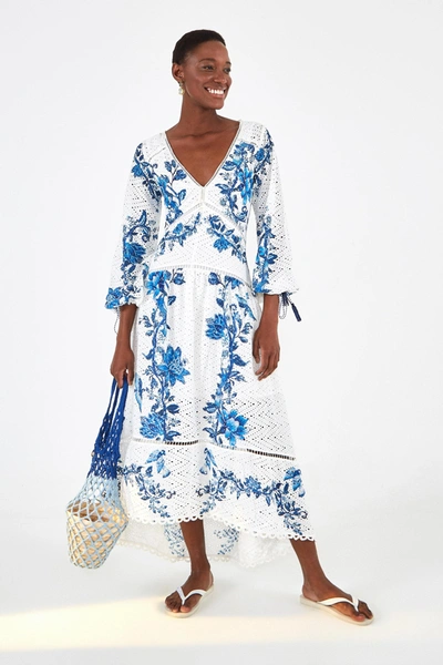 blue long sleeve sheath dress Miss Circle Women Giada Navy Lace Deep V Long Sleeve Maxi Dress