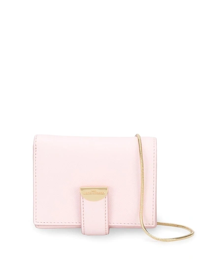 Marc Jacobs The Half Moon Small Wallet-on-chain In Pink
