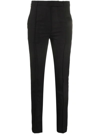 Ann Demeulemeester High-rise Skinny Trousers In Black