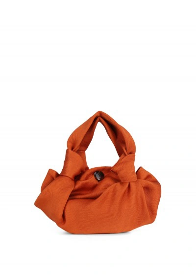 The Row Ascot Two Handbag In Orange Crush