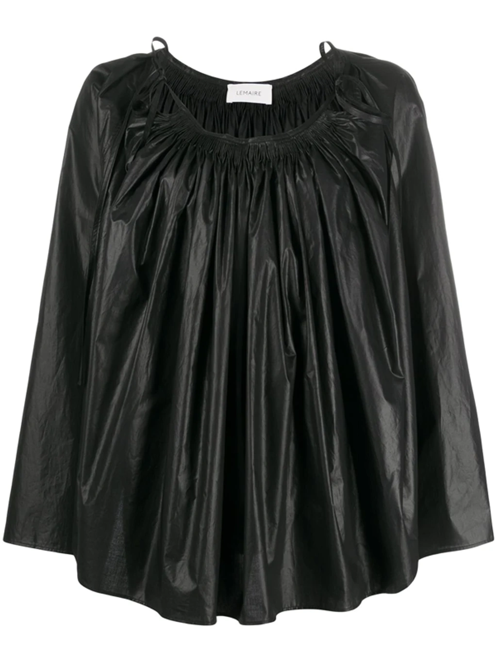 希少LEMAIRE Gathered Cotton-Chintz Blouse