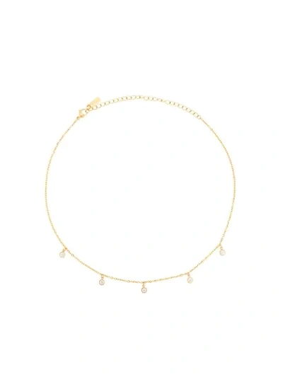 Nialaya Jewelry Skyfall Drop Necklace In Gold