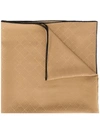 Gucci Gg Monogram Scarf In Neutrals