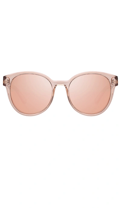 Le Specs Paramount In Tan & Brass Mirror