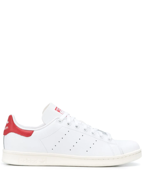 red and white stan smiths