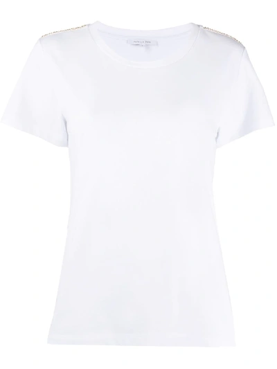 Patrizia Pepe Chain Detailed T-shirt In White