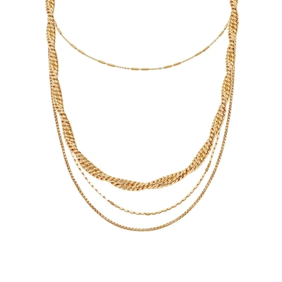 Missoma Gold Marina & Vervelle Chain Choker Necklace Set