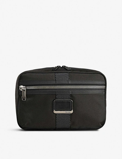 Tumi Sadler Fabric And Leather Briefcase In Black