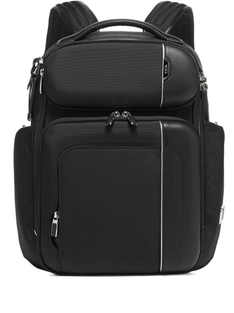 tumi barker backpack leather
