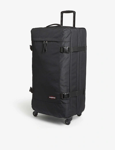 Eastpak Tranverz Large Four-wheel Nylon Suitcase 79cm In Black