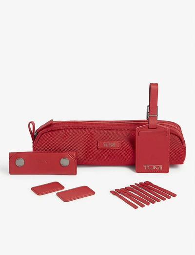 Tumi Accents Travel Kit In Cherry