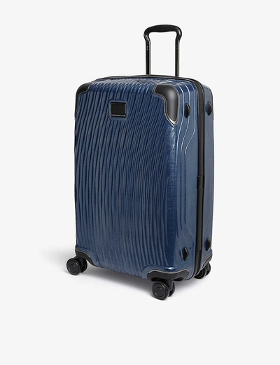 Tumi Latitude Short Trip Packing Four-wheel Suitcase 68cm In Navy