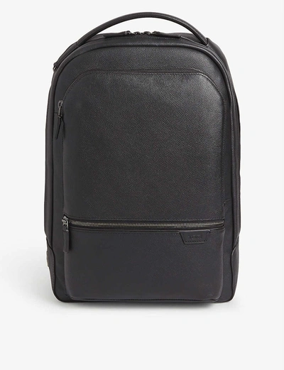 Tumi Bradner Grained Leather Backpack In Black