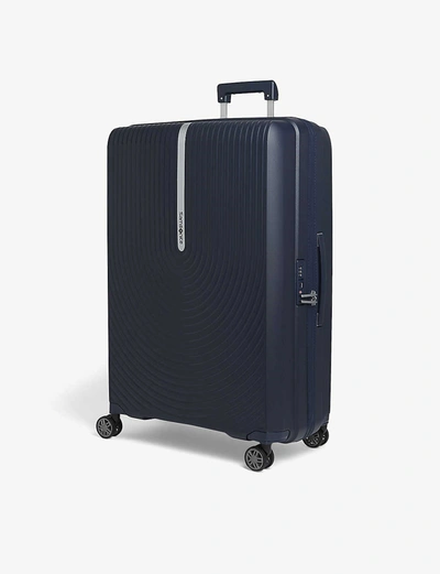 Samsonite Hi-fi Spinner Expandable Suitcase 75cm In Dark Blue