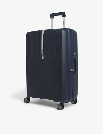 Samsonite Hi-fi Spinner Expandable Suitcase 68cm In Dark Blue