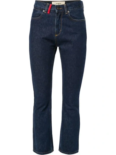 Ports 1961 Cropped Jeans In Blue